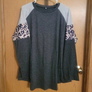 long sleeve top plus size